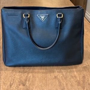 Prada saffiano large tote